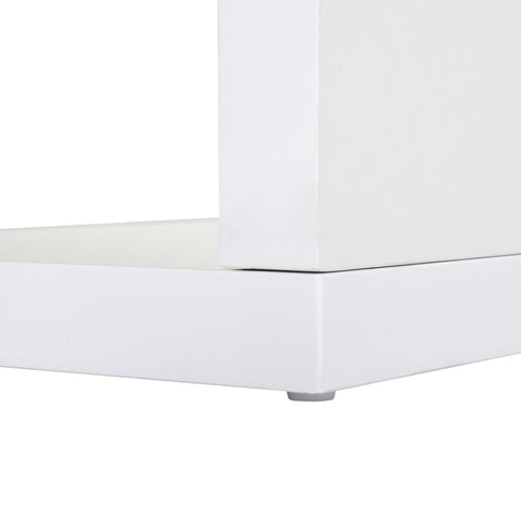 Rootz-Schreibtisch – verstellbar zum Eckschreibtisch – L-förmig – Stauraum – Computertisch – Edelstahl – Weiß