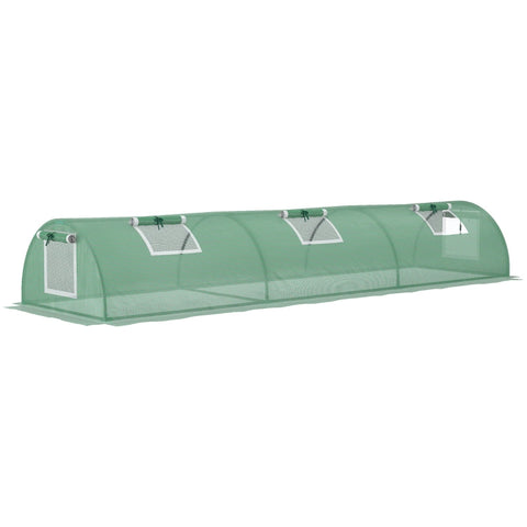 Rootz Foil Greenhouse - Weather Resistant - UV Resistant - Foil Tunnel - Green - 300cm x 80cm x 45cm