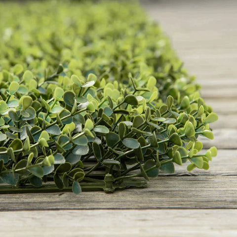 Rootz Kunstplant - Gras Wandplaat - Drijfgras - Tuinomheining - Balkonomheining - Woonkamermuren - PE Kunststof - Groen - 50 x 50 cm