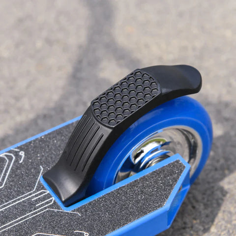 Rootz Stunt Scooter – Stunt Scooter für Kinder – Kick Scooter – Fun Scooter mit Deck-Gummigriffen – Aluminium – Blau – 68 x 46 x 84 cm