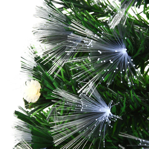 Rootz Kerstboom - Kunstkerstboom - Met Afstandsbediening - LED Verlichting Kerstboom - Groen/Wit - Ø75 x 150 cm