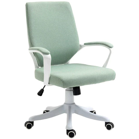 Rootz Office Chair - Desk Chair - Home Office - Chair With Rocker Function - Green/White - 62x69x92-100 Cm