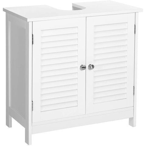 Rootz Cleverly Wastafelonderbouw - Badkamermeubels - Badkamerkasten - Kast - Wit - 60 x 30 x 60 cm