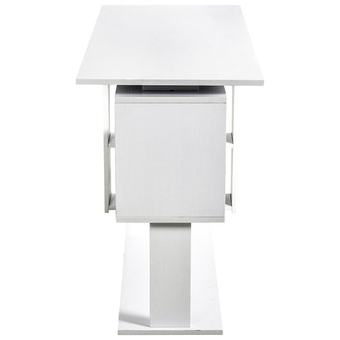 Rootz Desk - Corner desk - Shelves - Storage space - White - L-Shape - 120 x 110 x 74.5