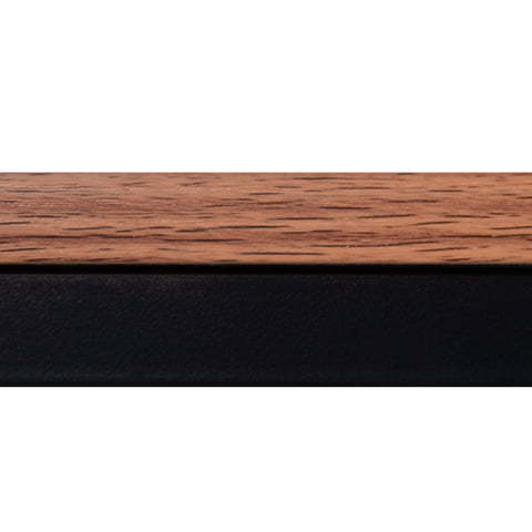 Rootz Console Table - Sideboard - Side Table - Open Shelf - Brown - Black - 101 x 35 x 80 cm