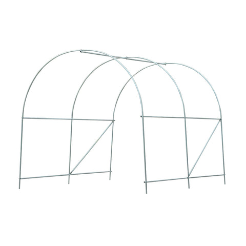 Rootz Foliekas - Garden house - Canopy - Greenhouse - Vegetables - Plants - Metal - PE - White - 250 x 200 x 200 cm
