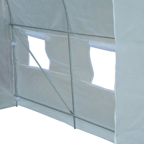 Rootz Foliekas - Garden house - Canopy - Greenhouse - Vegetables - Plants - Metal - PE - White - 250 x 200 x 200 cm