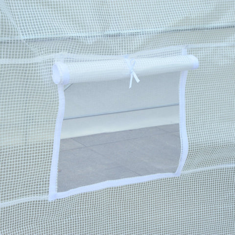 Rootz Foliekas - Garden house - Canopy - Greenhouse - Vegetables - Plants - Metal - PE - White - 250 x 200 x 200 cm