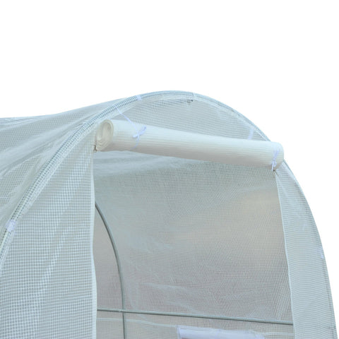 Rootz Foliekas - Garden house - Canopy - Greenhouse - Vegetables - Plants - Metal - PE - White - 250 x 200 x 200 cm