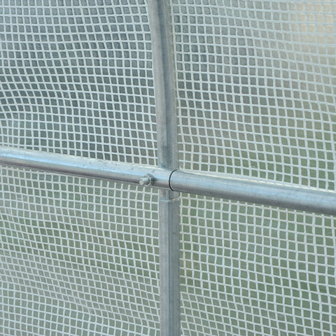 Rootz Foliekas - Garden house - Canopy - Greenhouse - Vegetables - Plants - Metal - PE - White - 250 x 200 x 200 cm