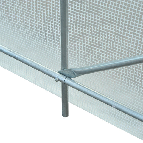 Rootz Foliekas - Garden house - Canopy - Greenhouse - Vegetables - Plants - Metal - PE - White - 250 x 200 x 200 cm