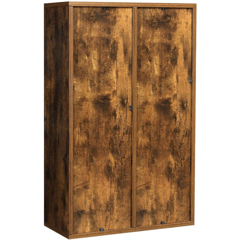 Rootz Bookcase - Storage cabinet with 5 compartments - Cupboards - Wood - Brown - 50 x 24 x 80 cm