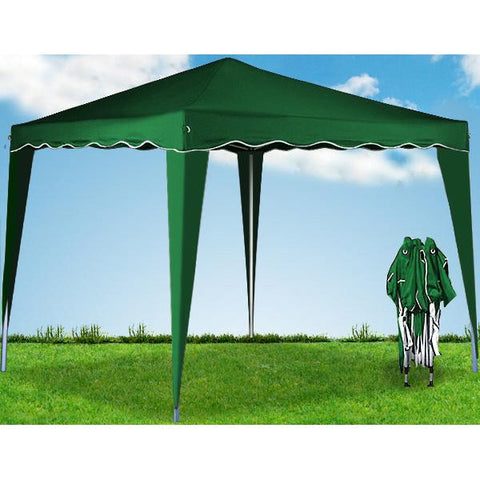 Rootz Pavilion - Garden Pavilion - Folding Pavilion - Garden Tent - Tent - Metal Frame - 3 x 3 m
