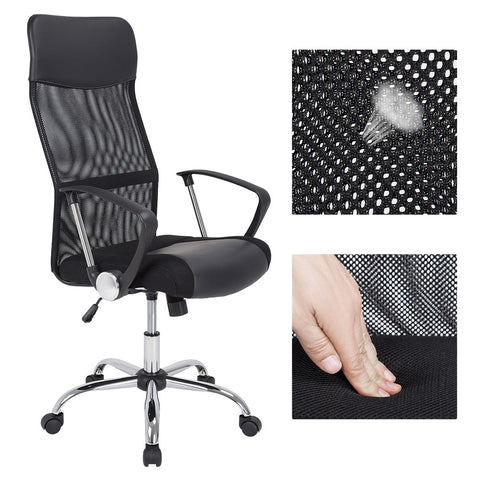 Rootz Office chair - Executive chair - Seesaw function - 360° rotatable - Faux leather