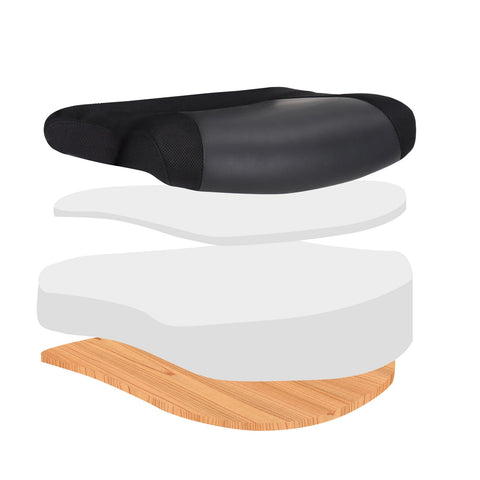 Rootz Office chair - Executive chair - Seesaw function - 360° rotatable - Faux leather