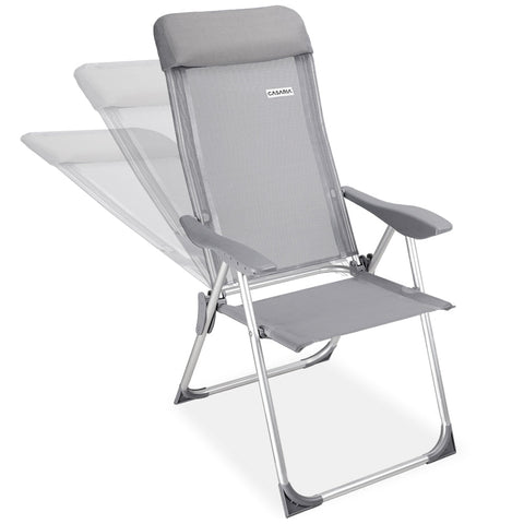 Rootz Garden Chair - Garden - Adjustable Backrest - Set of 4 - Aluminium