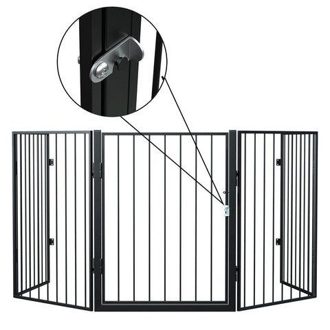 Rootz Fireplace Protector - Grid - Chimney Grate - Length: 310 cm - Height: 75.5 cm