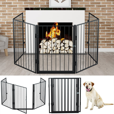 Rootz Fireplace Protector - Grid - Chimney Grate - Length: 310 cm - Height: 75.5 cm