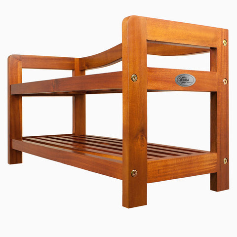 Rootz Shoe rack - Shoe cabinet - Shoe racks - Acacia Hardwood - 74 x 26 x 42 cm