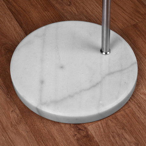 Rootz Arc Lamp - Whiteh Marble Base - Standing Lamp - Floor Lamp - Adjustable - 220 cm