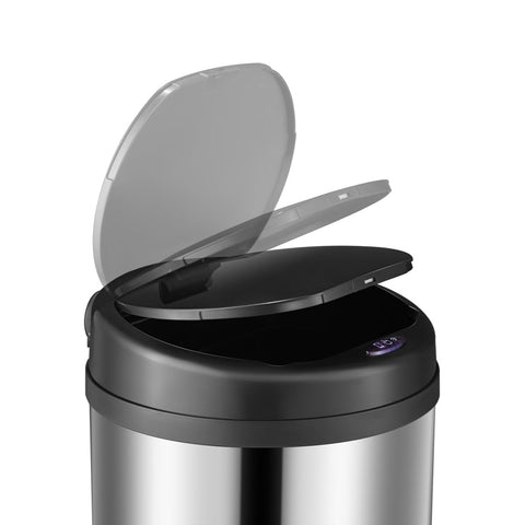 Rootz Sensor Mülleimer – Abfallbehälter – Mülleimer – Müllentsorgung – Edelstahl – 30 Liter