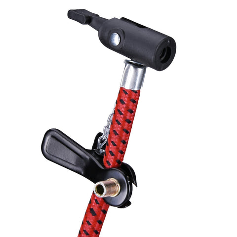 Rootz Air Pump - Floor Pump - Universal - Whiteh Manometer - Aluminum - 57 cm