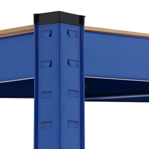 Rootz Shelving Unit - Storage Rack - Whiteh Powder Coated Metal - Shelves - Storage Space - 180 x 90 x 40 cm