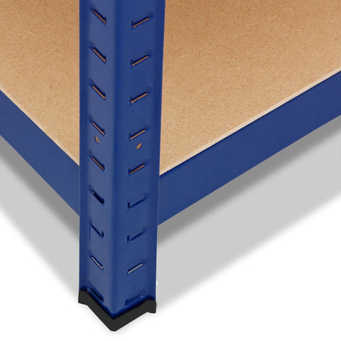 Rootz Shelving Unit - Storage Rack - Whiteh Powder Coated Metal - Shelves - Storage Space - 180 x 90 x 40 cm