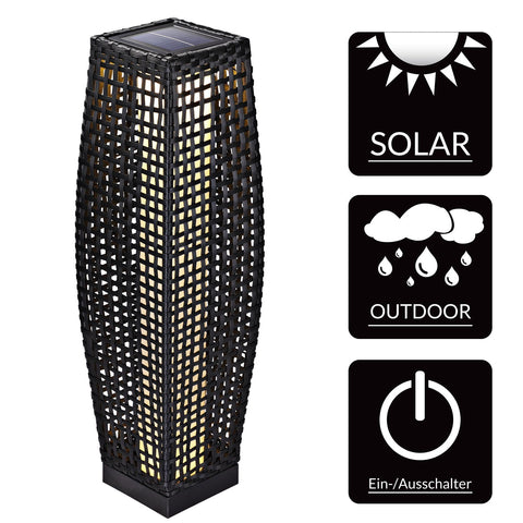 Rootz Garden Lamp - Floor Lamp - Standing Lamp - Lighting - Solar Energy - LED Lamp - 70 x 19 x 19 cm