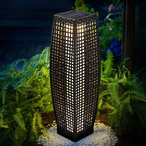 Rootz Garden Lamp - Floor Lamp - Standing Lamp - Lighting - Solar Energy - LED Lamp - 80 x 21 x 21 cm