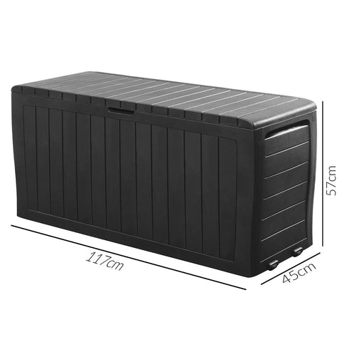 Rootz Storage box - Garden furniture - Support box - Support box - 270 L - 117 x 45 x 57 cm