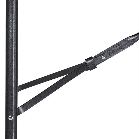 Rootz Folding table - Dining table - Picnic table - Foldable - Foldable - Tabletop Whiteh Practical Suitcase Function - 180 x 75 x 73 cm