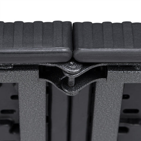 Rootz Folding table - Dining table - Picnic table - Foldable - Foldable - Tabletop Whiteh Practical Suitcase Function - 180 x 75 x 73 cm