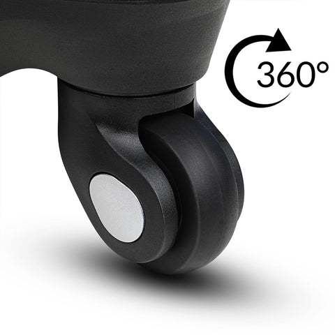 Rootz Reiskofferset - 4-delig - Hardcase - Extra Riemen - Praktischer Netvak - ABS