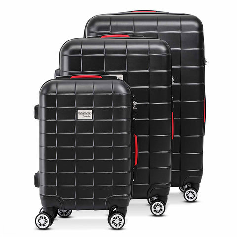 Rootz Reiskofferset - 3-teilig - Hardcase - TSA - ABS