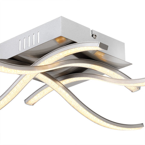Rootz Deckenleuchte - Deckenbeleuchtung - Hängelampe - Lampen - Design - 4-flammig - 46 x 46 x 10 cm