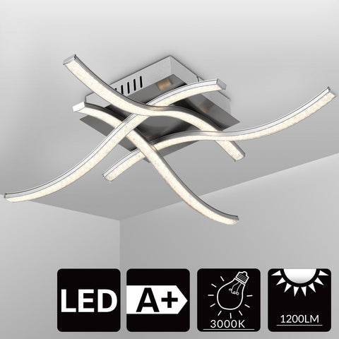 Rootz Ceiling lamp - Ceiling lighting - Hanging lamp - Lamps - Design - 4-flame - 46 x 46 x 10 cm