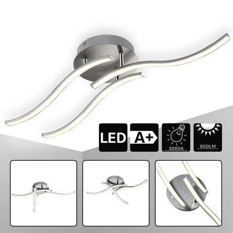 Rootz Deckenleuchte - Hängelampe - Deckenbeleuchtung - Lampen - Design - 3-flammig - 66 x 38 x 17 cm