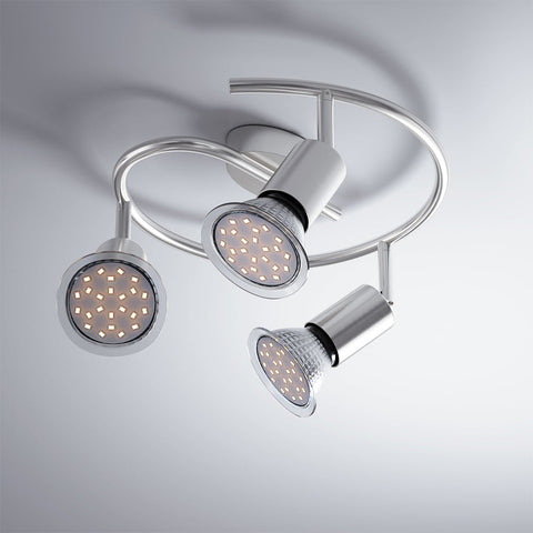 Rootz LED Ceiling lamp - Hanging lamp - Ceiling lighting - Lamps - Spots - 3-flame - 300 x 125 mm