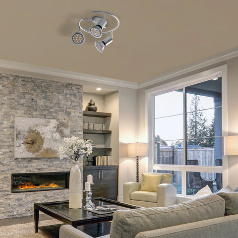 Rootz LED Ceiling lamp - Hanging lamp - Ceiling lighting - Lamps - Spots - 3-flame - 300 x 125 mm