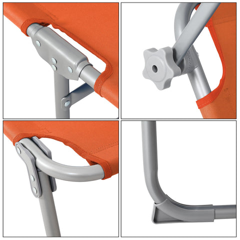 Rootz Liege – Liege – Loungesessel – Gartenstuhl – Relaxsessel – klappbar – weißes Sonnendach – 195 x 60 x 30 cm