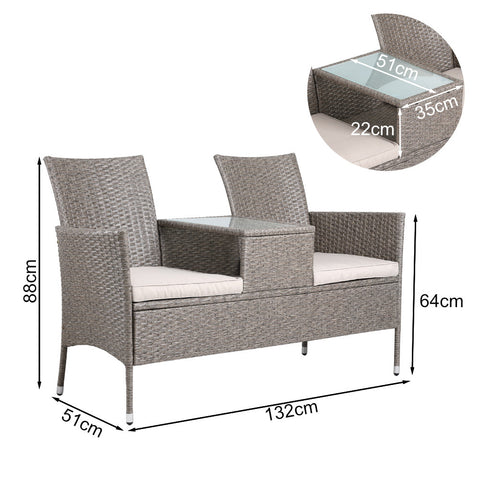 Rootz Tuinbank - Tuin - Terras - Modern - Poly rotan