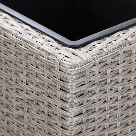 Rootz Flower Box - Bloempotten - Binnenpotten - 4 Potten - Stijlvol Design - Polyrattan