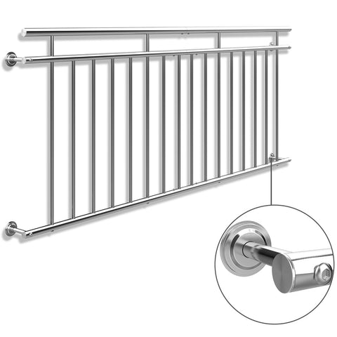 Rootz Reling - Raambalustrade - RVS - 90 x 225 cm