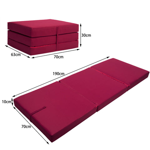 Rootz Mattress - Foldable - Camping - Traveling - On the Go - Polyester