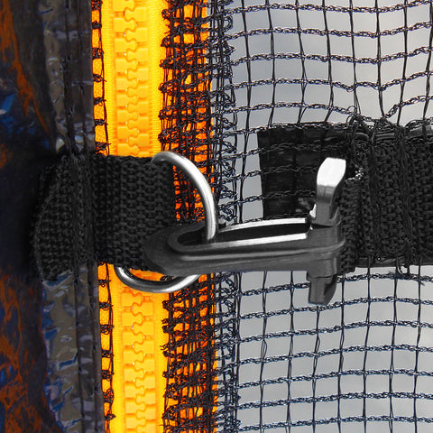 Rootz Safety Net - Trampoline - Tear Resistant - Zipper - Safe - Ø 366 cm