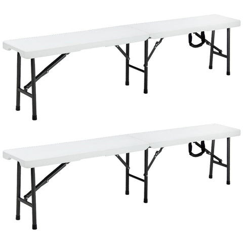 Rootz Garden Bench - Set of 2 - Benches - Plastic - 180 cm