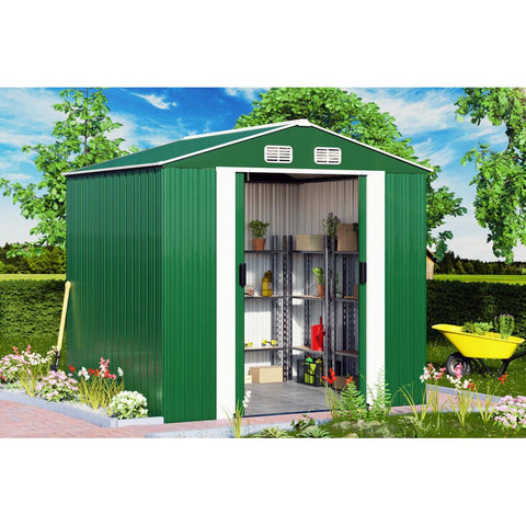 Rootz Tool Shed - Garden House - Metal - 257 x 205 x 178 cm