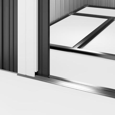 Rootz Gereedschapsschuur - Tuinhuis - Metaal - 312 x 257 x 178 cm