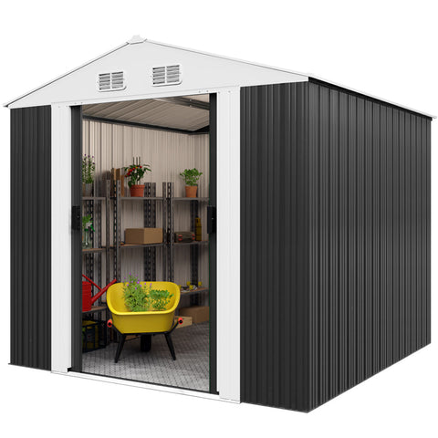 Rootz Gereedschapsschuur - Tuinhuis - Metaal - 312 x 257 x 178 cm